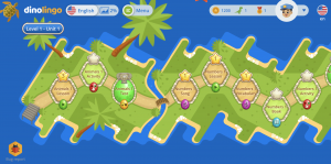 DinoLingo 3.0 map 2021